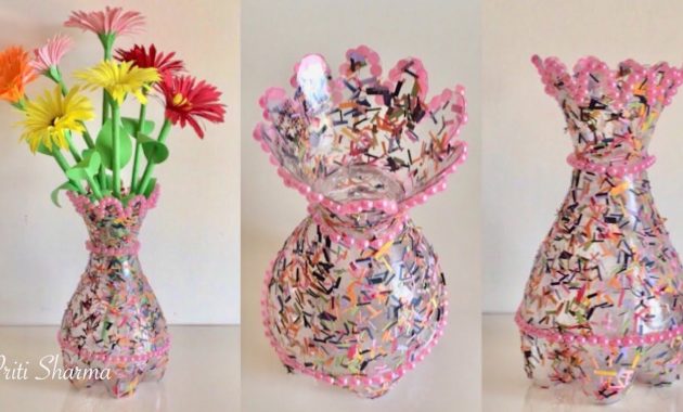 Best Out Of Waste Plastic Bottle Flower Vase Diy Plastic with measurements 1280 X 720
