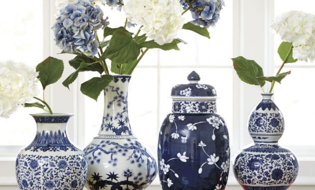 Blue White Chinoiserie Collection Blue White Vase inside proportions 1200 X 1200