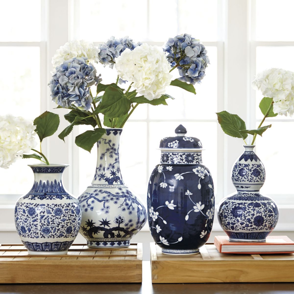 Blue White Chinoiserie Collection Blue White Vase inside proportions 1200 X 1200