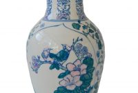 Blue White Vase With Bird And Floral Motif White Vases in proportions 1362 X 2048