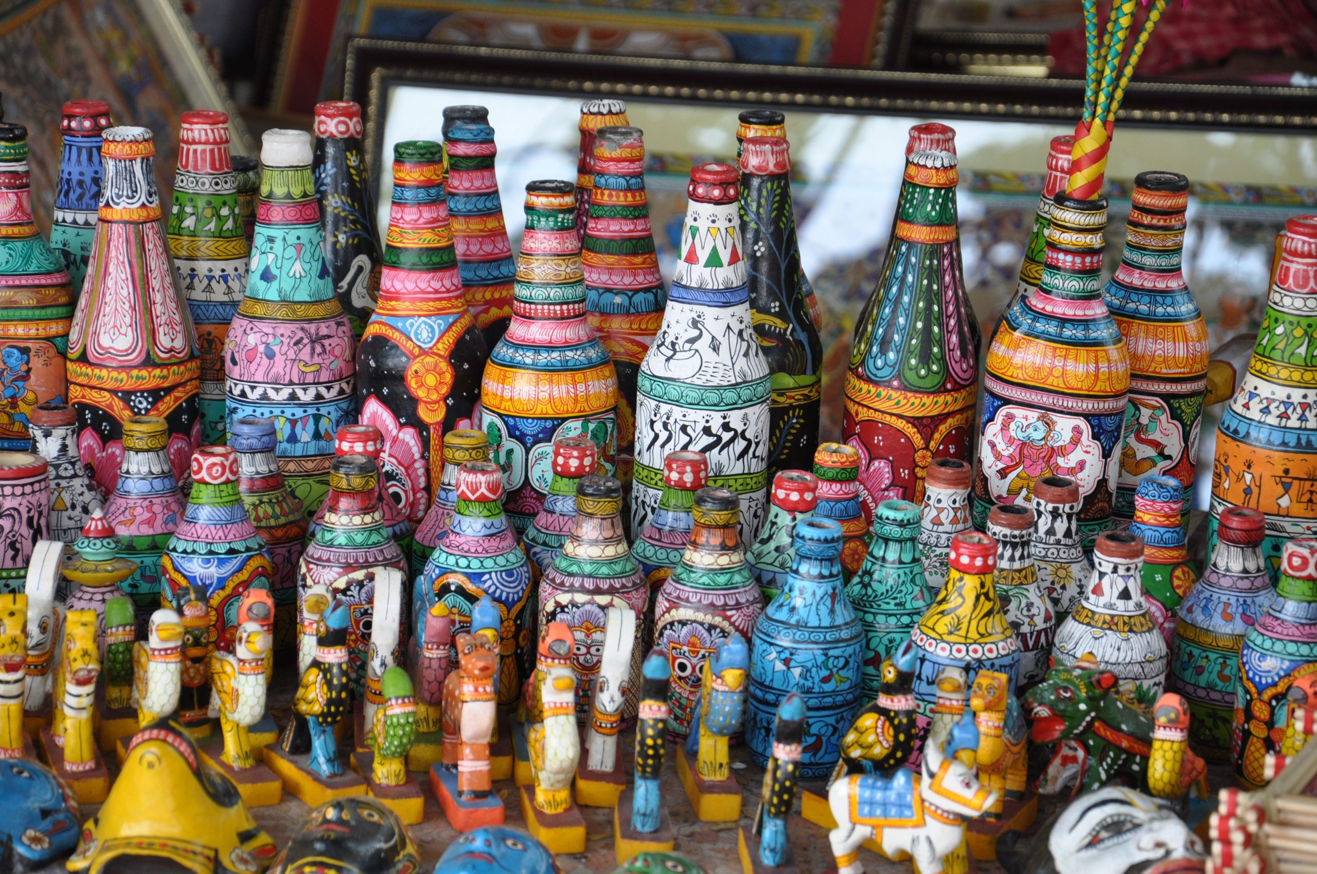 Bottles Turn Into Vases Shilparamam Hyderabad Tourist intended for measurements 4288 X 2848