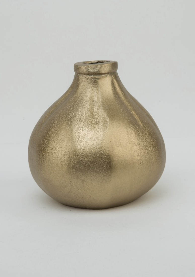 Bud Vase In Antiqued Gold regarding size 786 X 1114