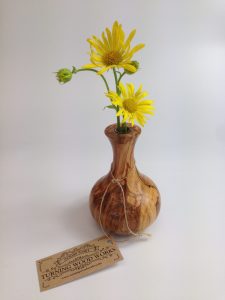 Bud Vase Style 1 Spalted Beech with proportions 1920 X 2560