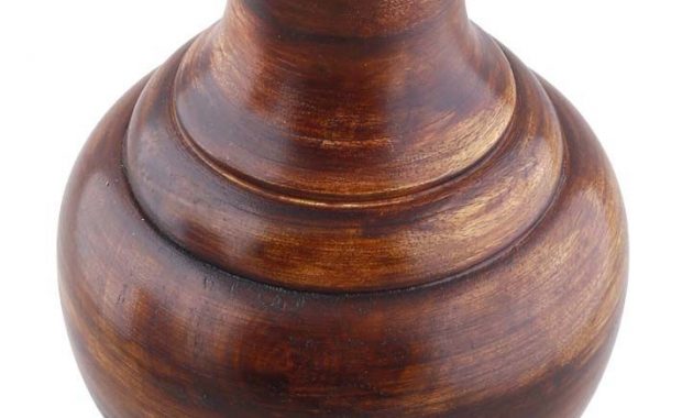 Bulk Wholesale Dark Brown Flower Vase In Mango Wood 8 pertaining to size 722 X 1200