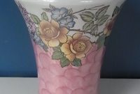 C T Maling Sons Rosine Pink Lustre Floral Vase 3 in proportions 834 X 1145