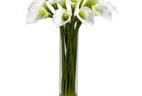 Calla Lilly Wcylinder Silk Flower Arrangement with size 1500 X 1500