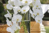 Ceremony Entrance Arrangement Orchids And Hydrangea Tall inside measurements 900 X 1200