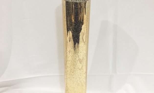 Christina Gold Tall Cylinder Mercury Vase 20 inside sizing 2448 X 2448