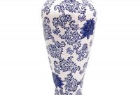 Claybarn Blue Garden White Tall Vase pertaining to size 2500 X 2500