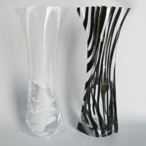 Clear Big Unbreakable Flower Folding Tall Pvc Vases Plastic inside proportions 1000 X 1000