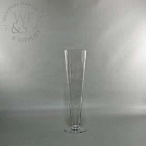 Clear Glass Pilsner Vase 16 within dimensions 1000 X 1000