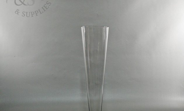 Clear Glass Pilsner Vase 16 within dimensions 1000 X 1000