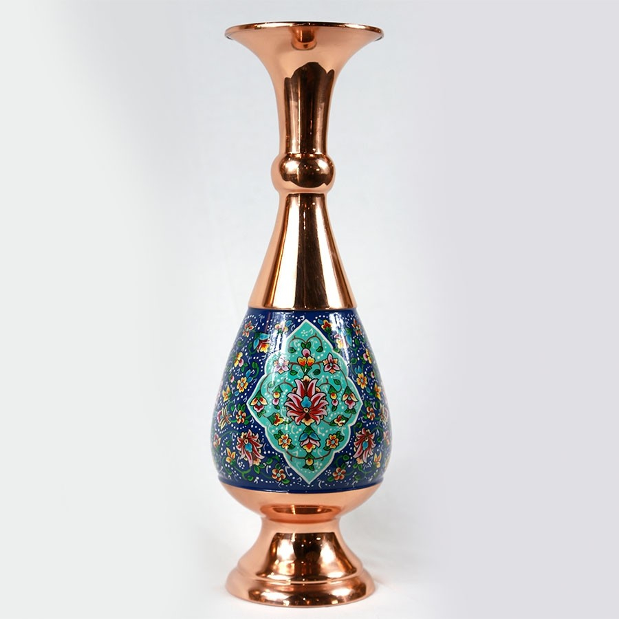 Copper Flower Vase 40cm P032 intended for size 900 X 900