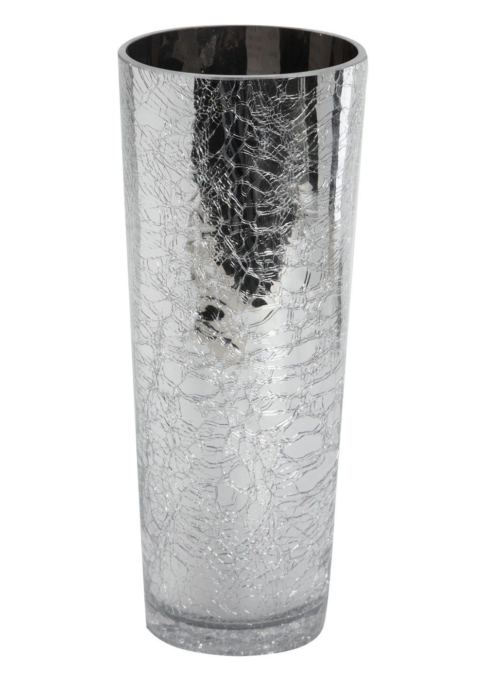 Crackle Effect Vase Matalan Silver Room Decorative throughout sizing 1000 X 1400