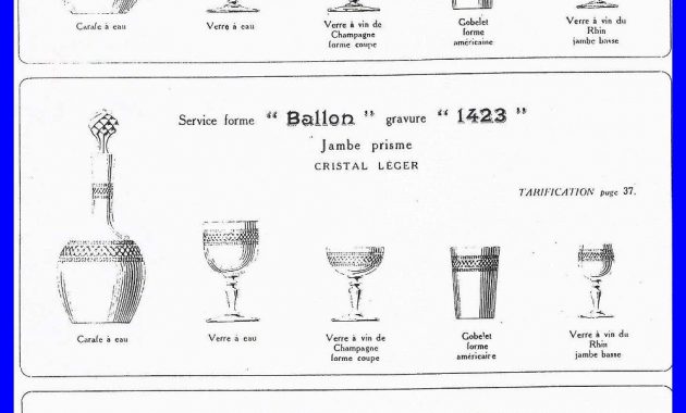 Cristal De Baccarat Catalogue 1916 Catalogue Cristal pertaining to sizing 996 X 1485