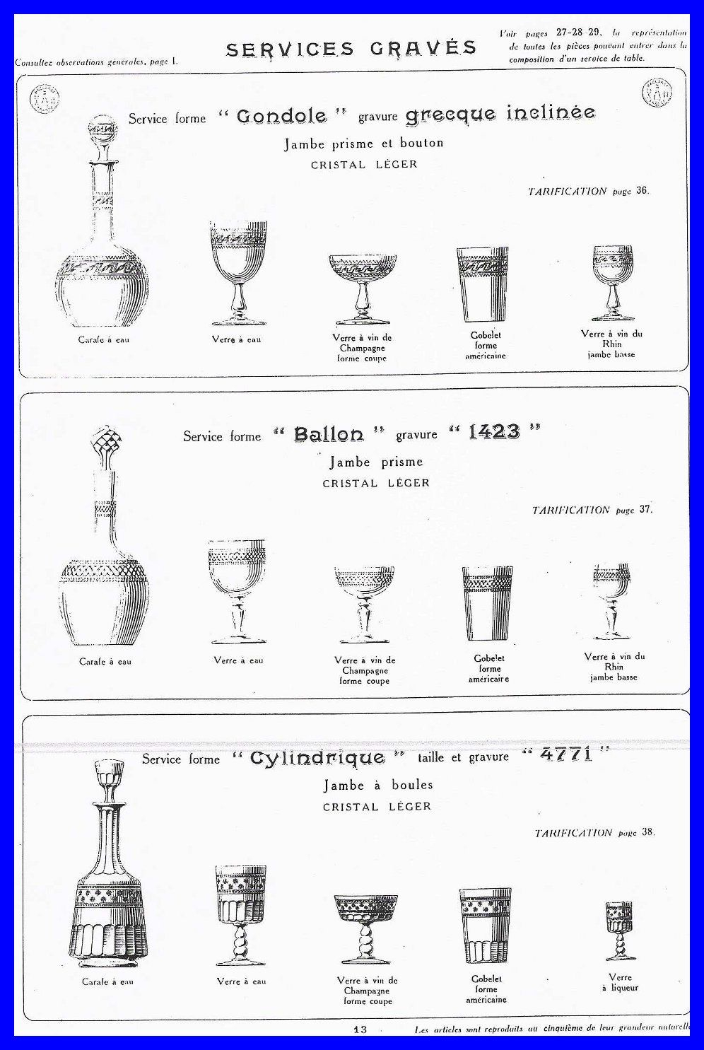 Cristal De Baccarat Catalogue 1916 Catalogue Cristal pertaining to sizing 996 X 1485