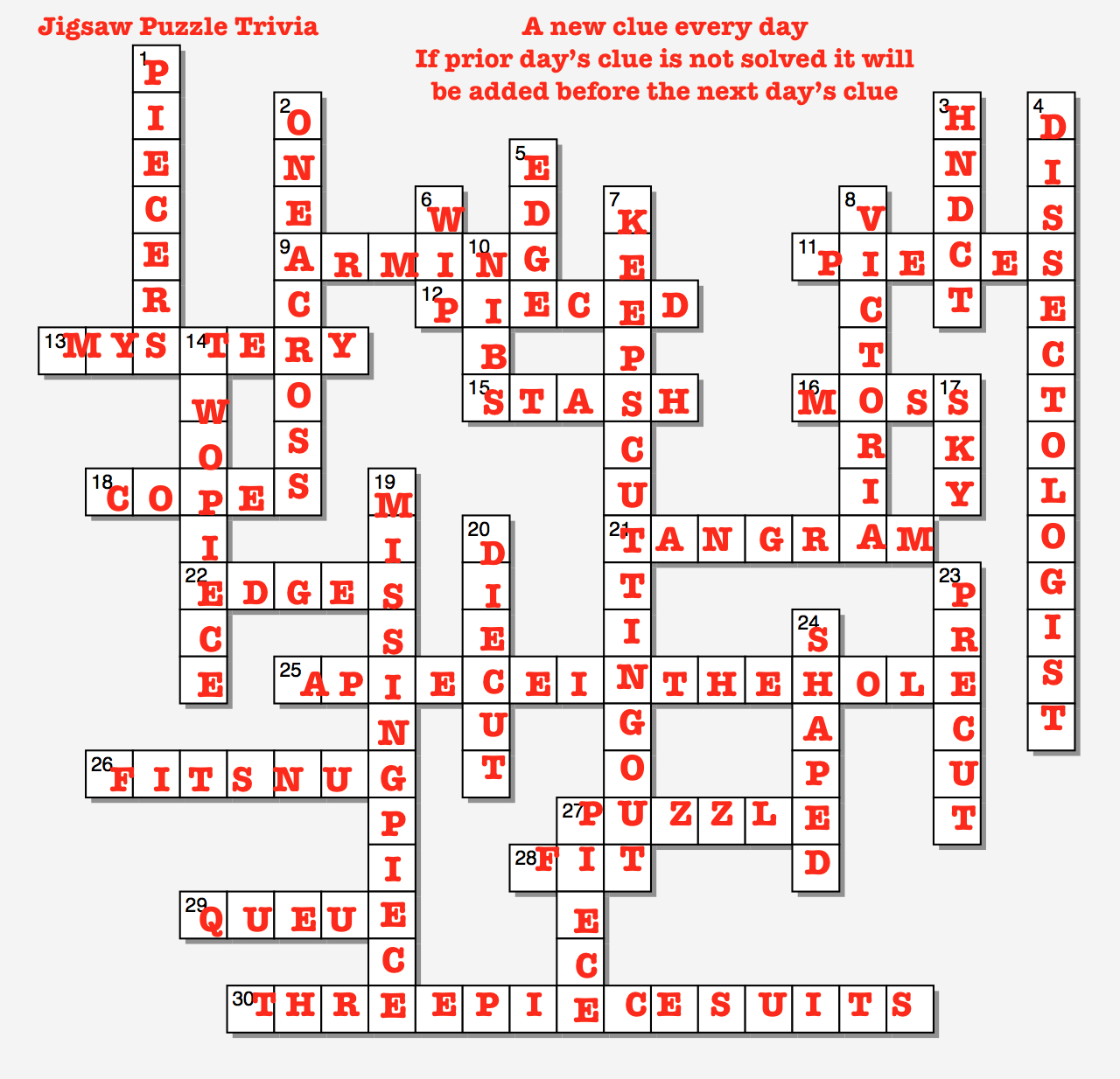 essay's language crossword clue