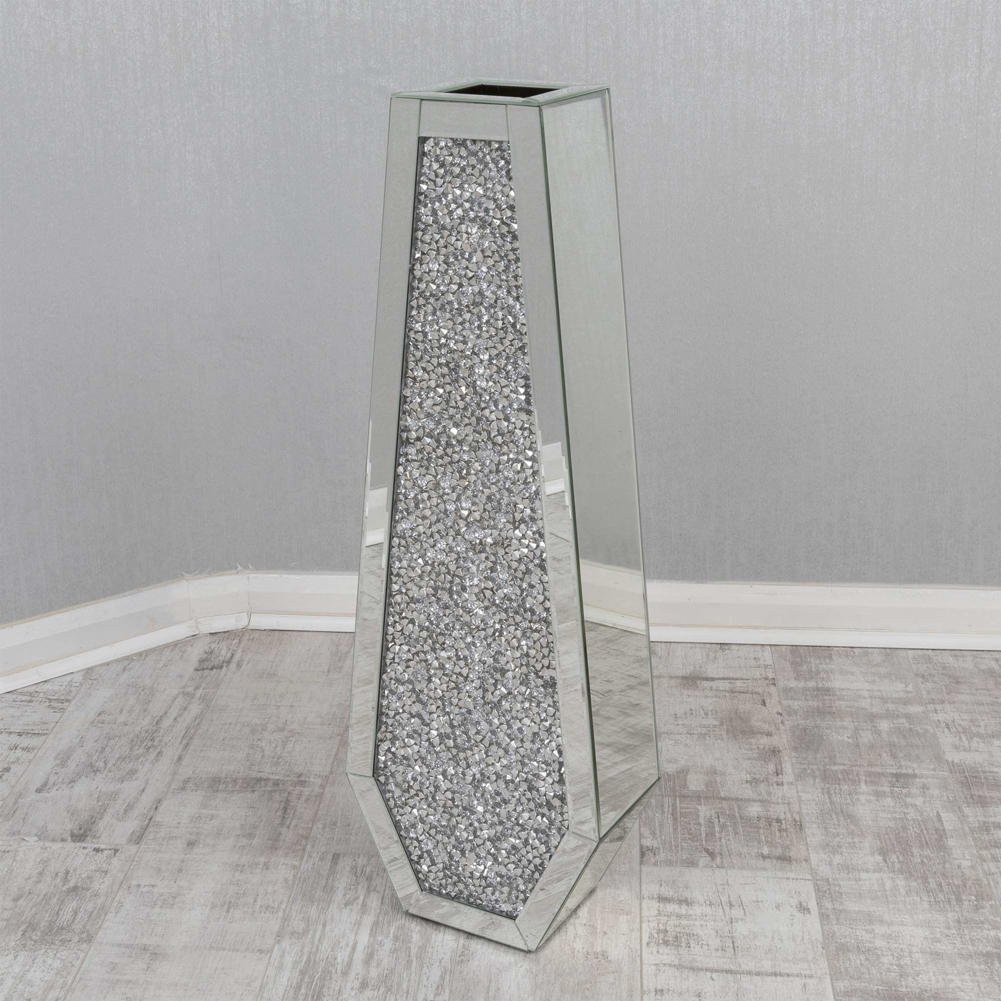 Crushed Diamond Glass Vase intended for size 2000 X 2000