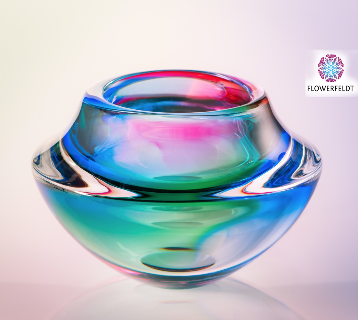 Crystal Vase Multicolours Art Glass Gifts Flowerfeldt intended for size 1253 X 1123
