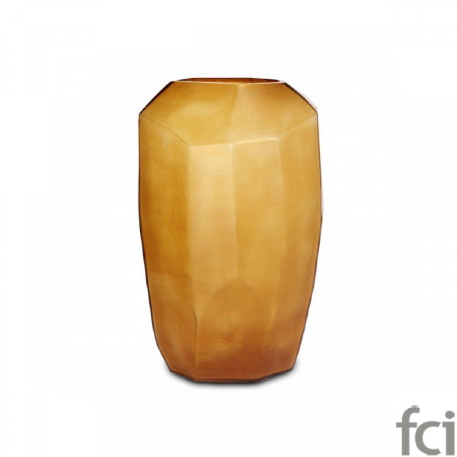 Cubistic Tall Clear Gold Vase Gaas regarding sizing 900 X 900