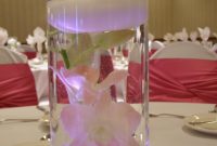 Cylinder Vase With Floating Candle And Orchid Uplite With with regard to measurements 2112 X 2816