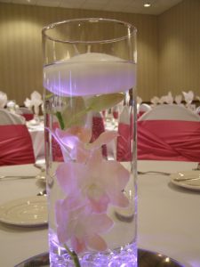 Cylinder Vase With Floating Candle And Orchid Uplite With with regard to measurements 2112 X 2816