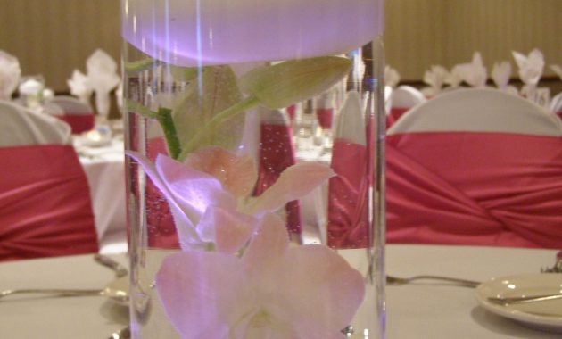 Cylinder Vase With Floating Candle And Orchid Uplite With with regard to measurements 2112 X 2816