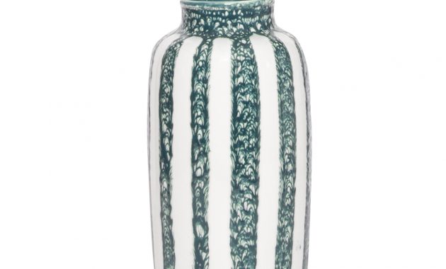 Decorative Vase Riviera Bleu Sarah H14 In Maison Sarah regarding proportions 1200 X 1200