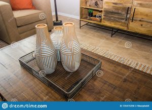 Decorative Vases On Coffee Table Stock Photo Image Of Wire pertaining to sizing 1600 X 1155