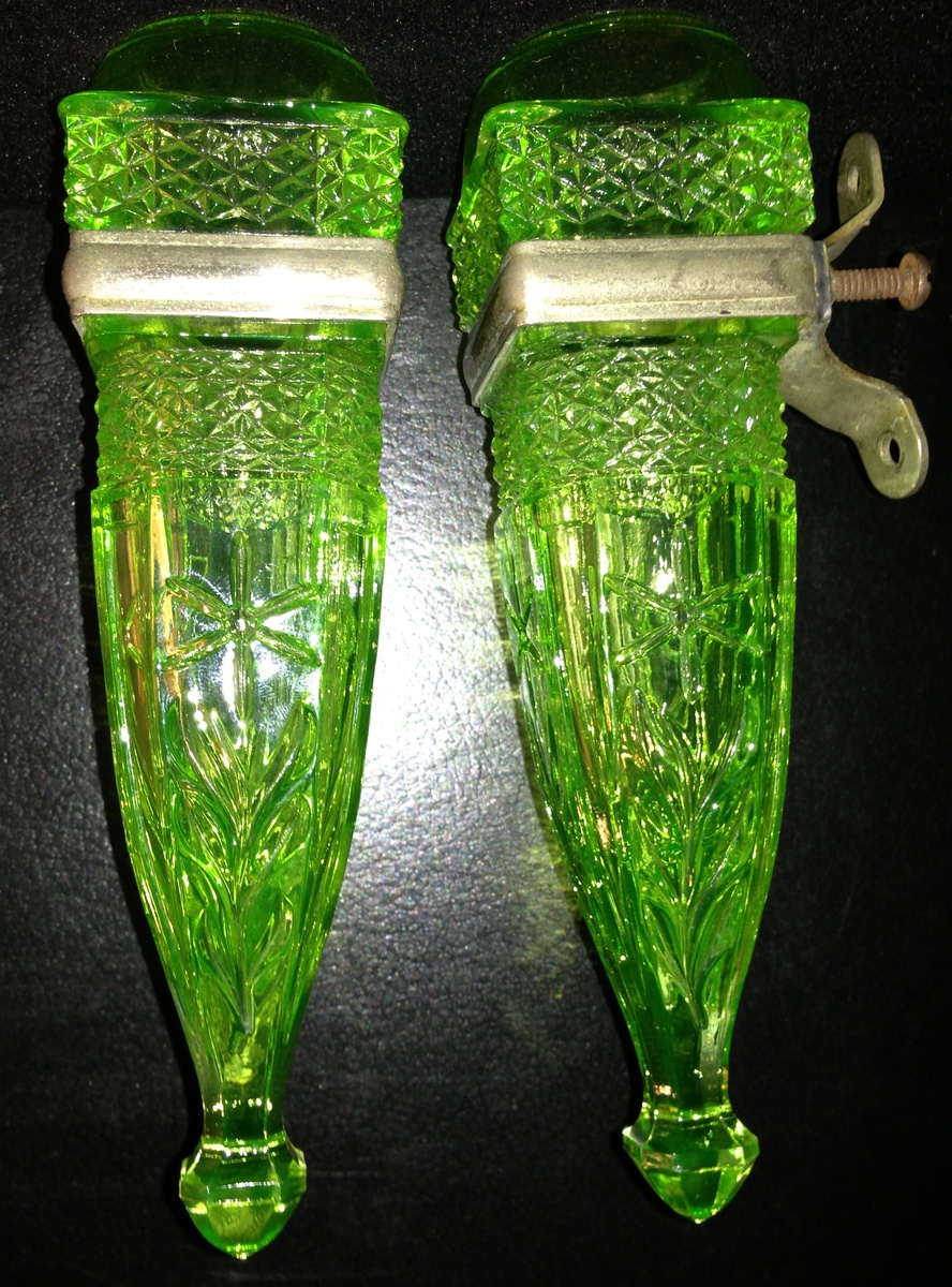 Depression Glass Car Bud Vases Collectors Weekly in sizing 888 X 1200