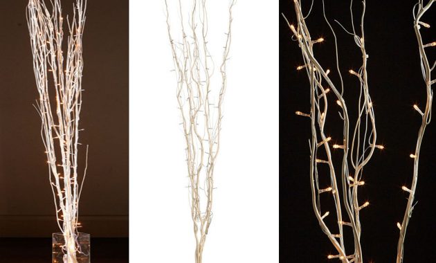 Details About Natural White Twigs With Interwoven Branch Twig Decorative 80 Warm White Lights inside sizing 1024 X 768