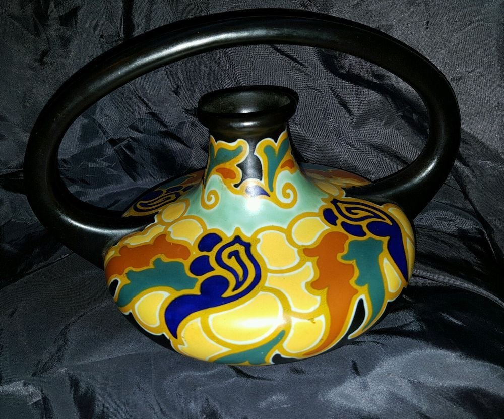 Details About Regina Gouda Decor Argos Vase With Handle regarding size 1000 X 831