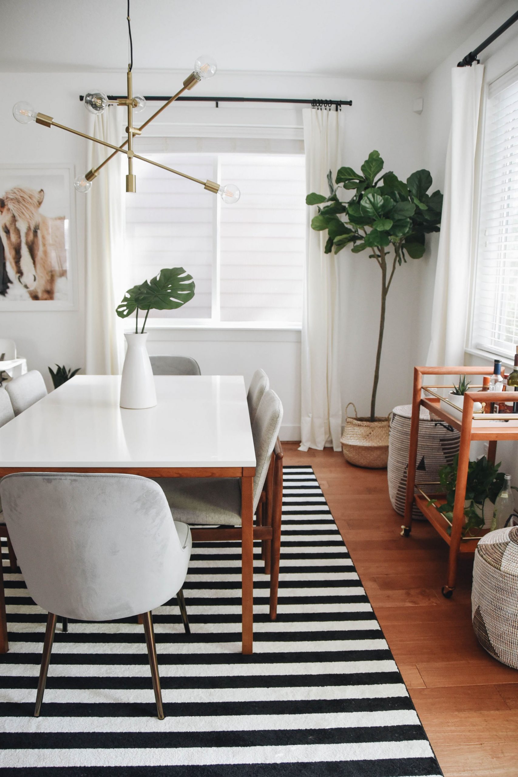 Dining Room Makeover With West Elm Crystalin Marie regarding dimensions 2160 X 3240