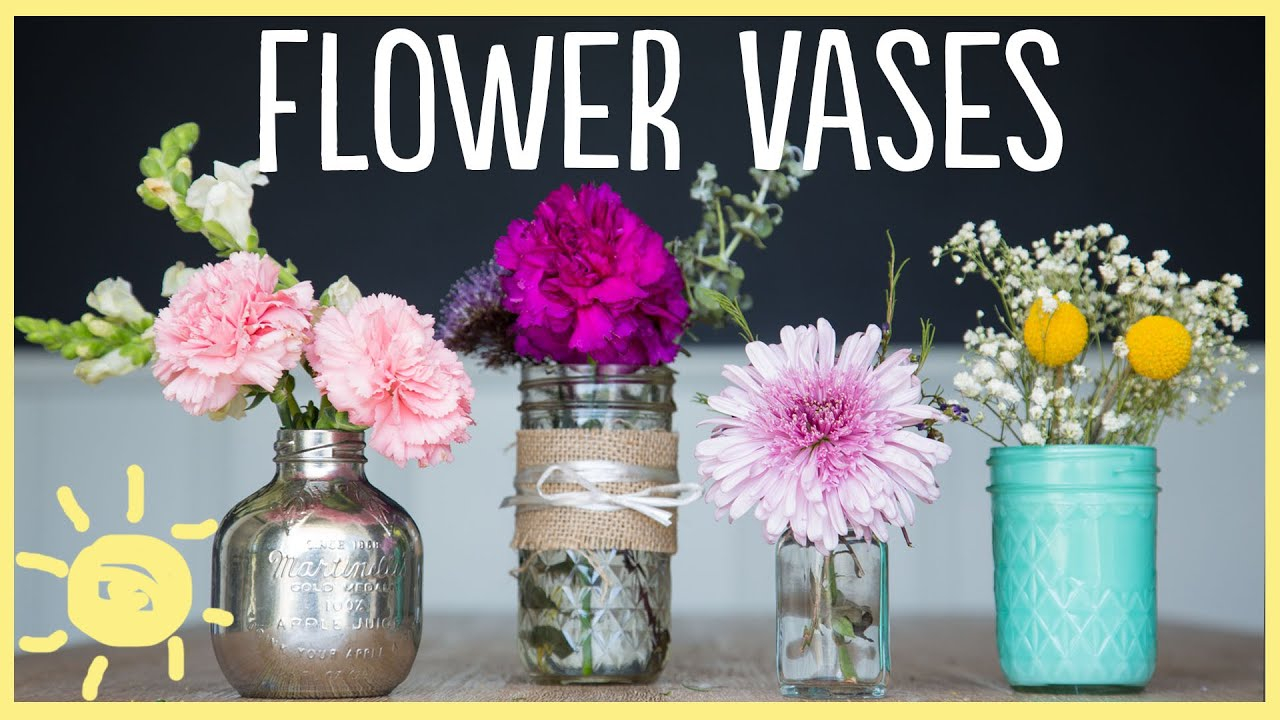 Diy 3 Gorgeous Flower Vases So Easy for dimensions 1280 X 720