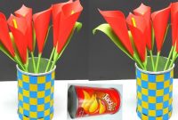 Diy Awesome Paper Flower And Flower Vase With Waste for size 1280 X 720