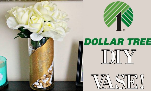 Diy Dollar Tree Gold Vase Under 10 Kym Yvonne in proportions 1280 X 720