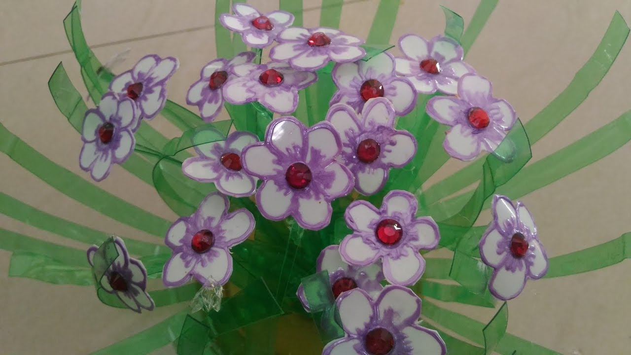 Diy Flower Vase From Plastic Bottle with dimensions 1280 X 720