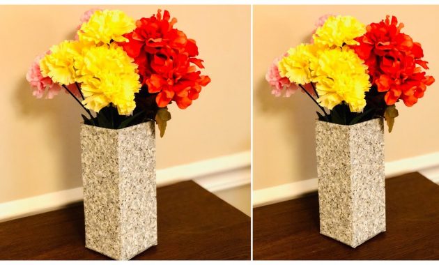 Diy Flower Vase Making Diy Home Decor Easy Waste Material Craft Ideas inside measurements 1280 X 720