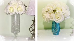 Diy Glamorous Wedding Centerpiece Tall Vase Dollar Tree Deals in dimensions 1280 X 720