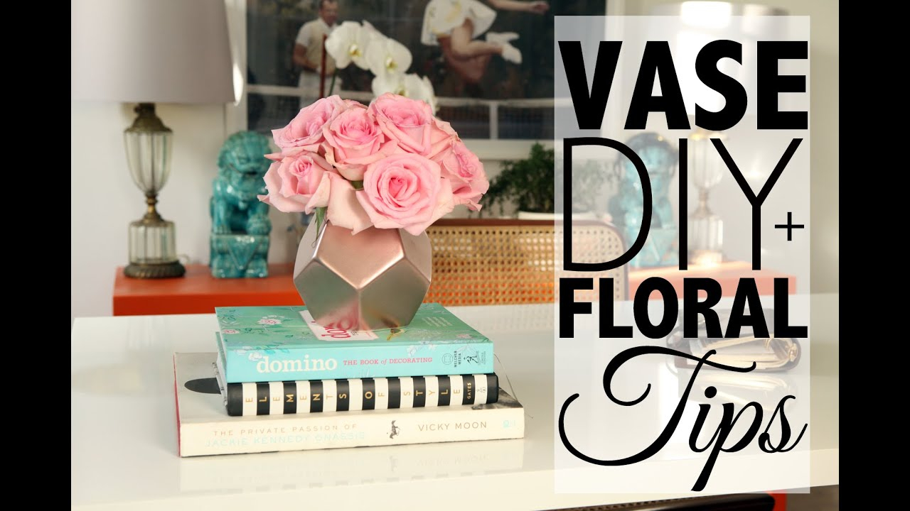 Diy Rose Gold Vase Floral Tips Home Decor with proportions 1280 X 720