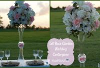 Diy Tall Rose Garden Wedding Centerpiece Diy Tall Centerpieces Diy Tutorial with dimensions 1280 X 720