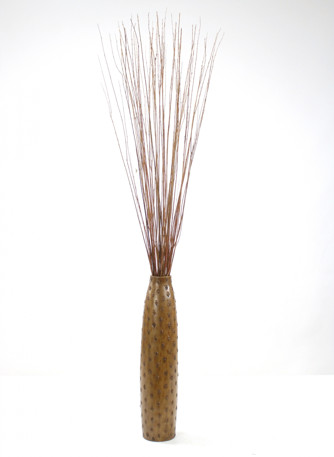 Dried Greenery Split Willow Floor Plant In Decorative Vase with size 1168 X 1600