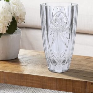 Dtails Sur Sans Plomb Verre Cristal 25 Cm Vase Clair Fleurs Affichage Table Pice Centrale Afficher Le Titre Dorigine intended for size 1500 X 1500