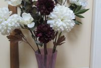 Dunelm Glass Vase And Silk Flower Display In Needham Market Suffolk Gumtree inside sizing 768 X 1024