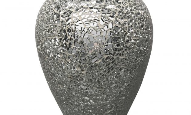 Dunelm Mosaic Silver Glass Vase In 2020 Mosaic Vase regarding sizing 2000 X 2000