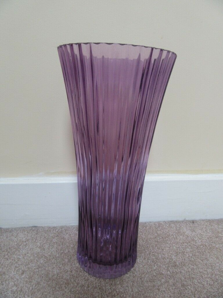 Dunelm Vase Largetall 35 Cm Glass Purle In Needham Market Suffolk Gumtree in size 768 X 1024