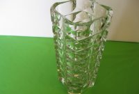 Elegant Glass 9 Square Pillar Crystal Vase Made In for dimensions 1300 X 975