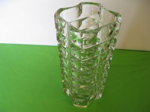 Elegant Glass 9 Square Pillar Crystal Vase Made In for dimensions 1300 X 975