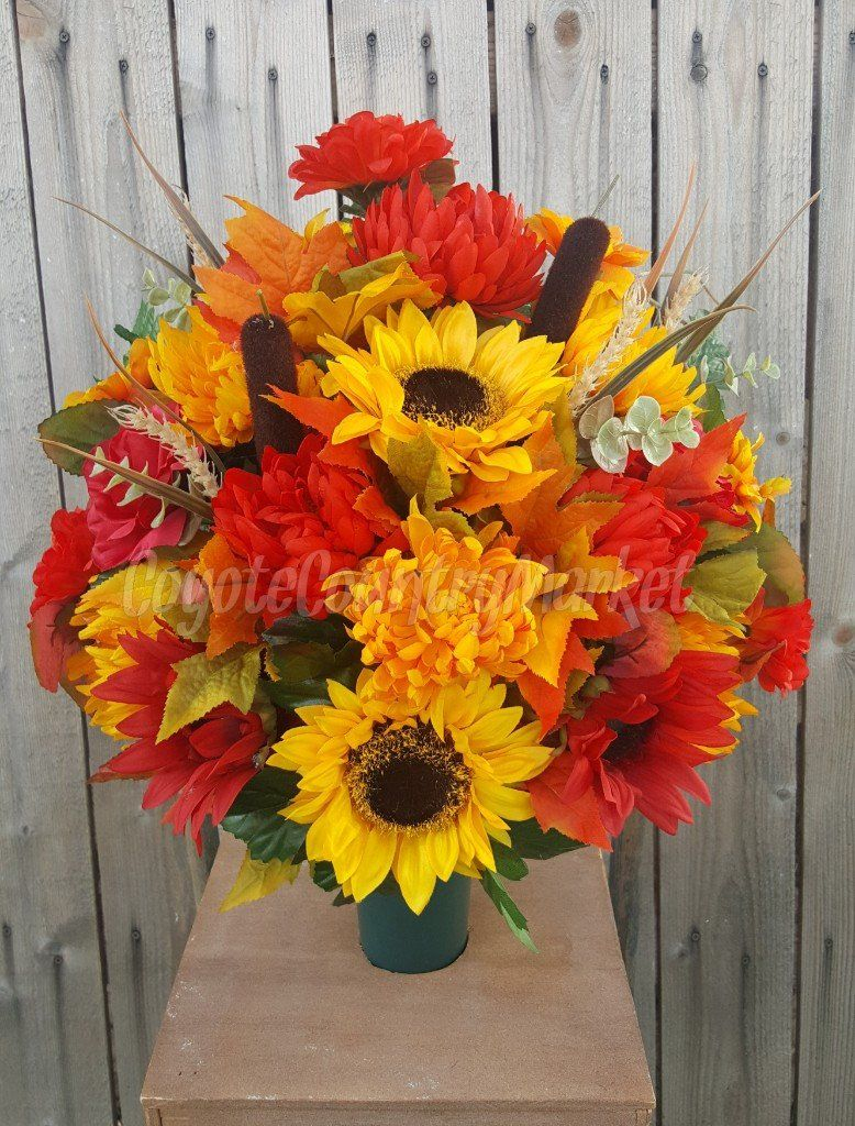 Fall Cemetery Vase Flowers For Grave Vase Grave Flowers Fall inside sizing 778 X 1024