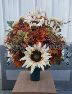 Fall Cemetery Vase Flowers For Grave Vase Grave Flowers Fall regarding sizing 791 X 1023